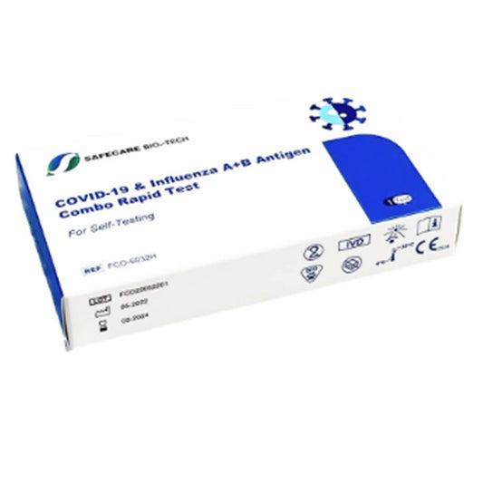 Safecare COVID-19 & Influenza A+B, Antigen Combo Schnelltest
